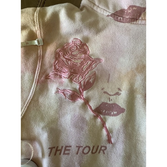 Shawn Mendes Pullover Hoodie Sweatshirt Womens S Pink TieDye Tour Merch Size S - Picture 9 of 12